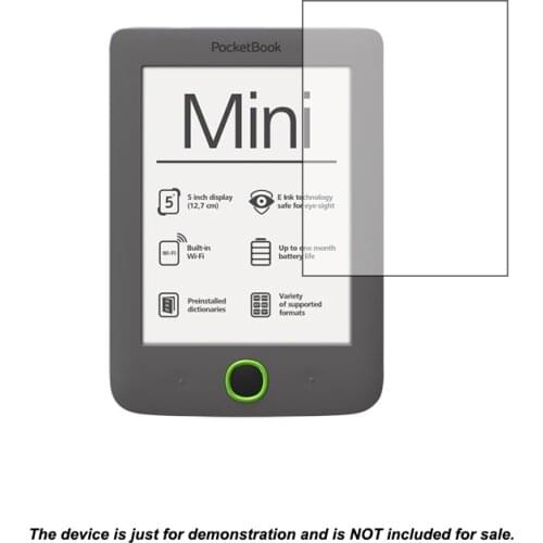 2x Clear LCD Anti-Scratch Screen Protector Guard Cover Shield Film Skin for Pocketbook Mini 5'' eReader Accessories