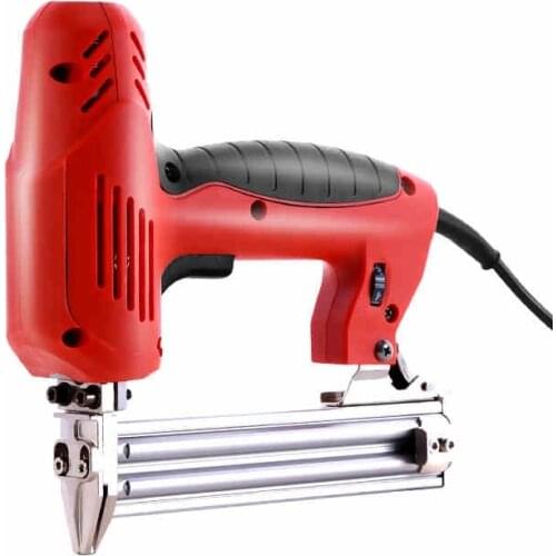 2 in 1 Electric Nailer Staple Gun Framing Tacker U-Shaped Straight Nail Gun F30 6 Speed 2000W For 10-30mm Woodworking Tools