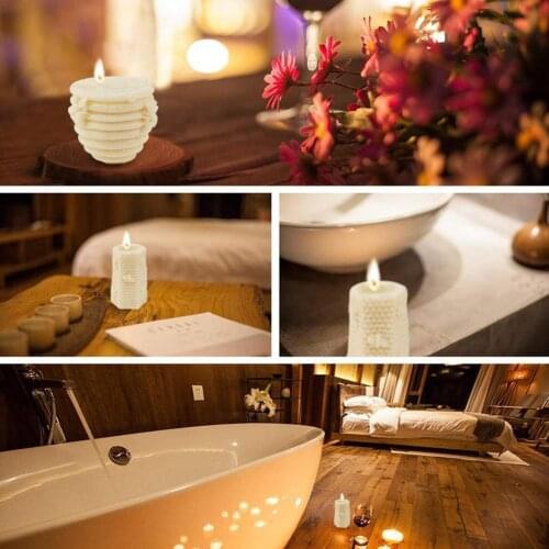 3D Bee Honeycomb Silicone Chocolate Cake Mold Candle Supplie Hives Mold Wax Making Soap Candle Handmade Melt Tool P7P3