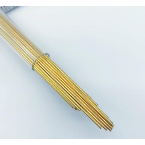 ART.230610 Brass Electrode Tube Multi Holes 1.0/1.1/1.2/1.3/1.4/1.5*400mm 25pcs/lot