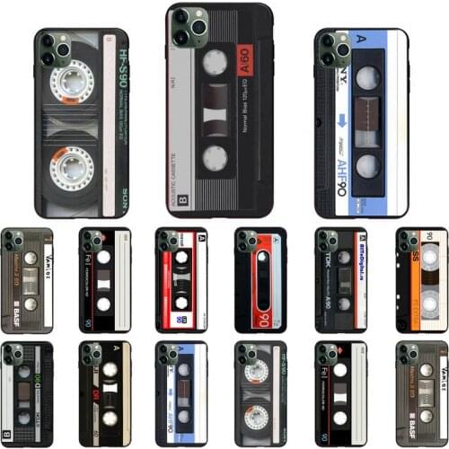 RETRO CASSETTE TAPE vintage Phone Case for iPhone 11 12 mini pro XS MAX 8 7 Plus X XS XR