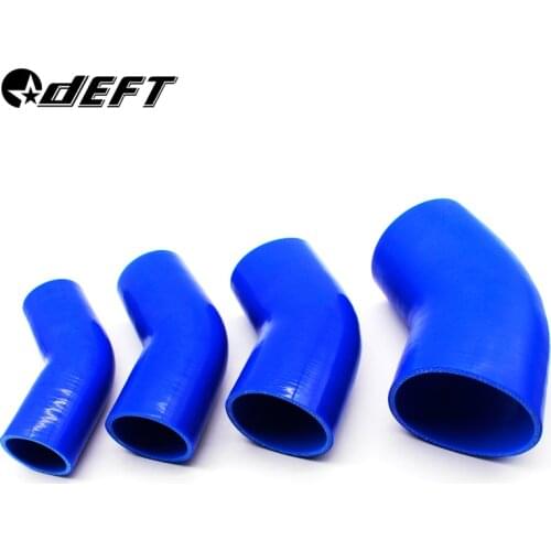 DEFT 2.0" 2.5" 3" 51mm 63mm 76mm 45 Degree Elbow Silicone Hose Pipe Intercooler Turbo Intake Pipe Coupler Hose