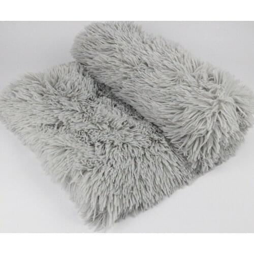 Long Plush Pet Dog Cat Bed Blankets Fluffy Dog Bed Mats Deep Sleeping Soft Summer Thin Covers for Large Dogs Solid Cats Mattress