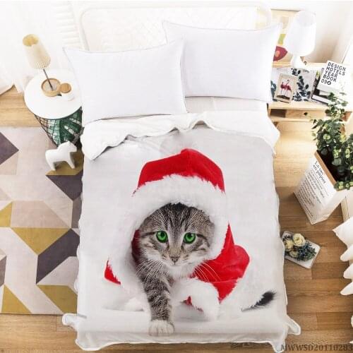 Home Textile Merry Christmas Design Blanket 3D Highend Blanket Soft Highend Bed Gift For Children Bedroom Decor