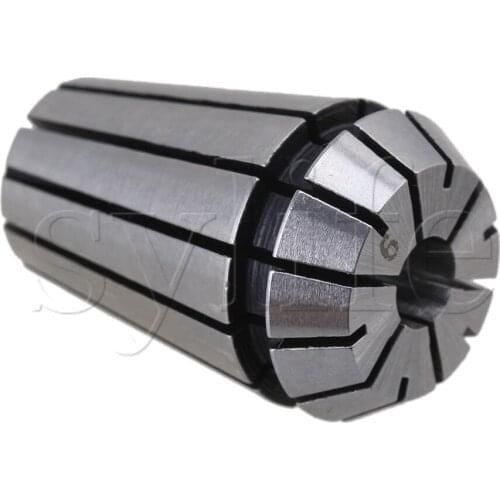 ER20-6 Spring Collet For CNC Milling Lathe Tool Engraving Machine Silver Tone