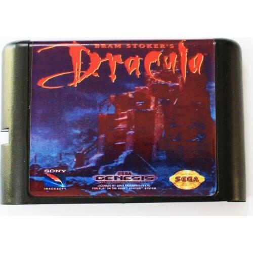 Bram Stokers Dracula 16 bit MD Game Card For Sega Mega Drive For SEGA Genesis