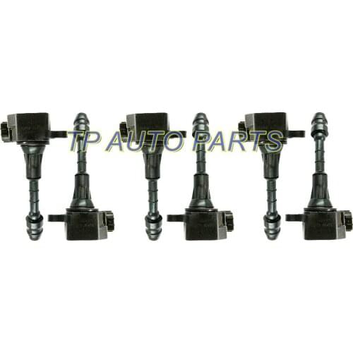 6 PCS Ignition Coil For Infin-iti Nissa-n OEM 22448-AL615 AIC-3103G 22448AL615 AIC3103G