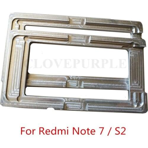 Glue Aluminum Metal Mould LCD Screen Glass Mold Holder for Xiaomi Redmi S2 / Note 7 Note7