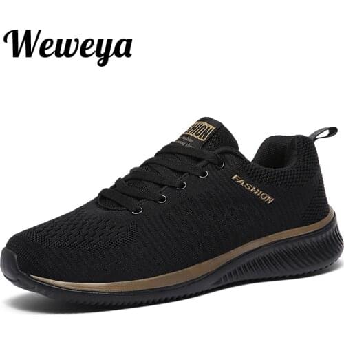 Exclusive New Mesh Men Casual Shoes Lac-up Men Shoes Lightweight Comfortable Breathable Walking Sneakers Tenis Feminino Zapatos