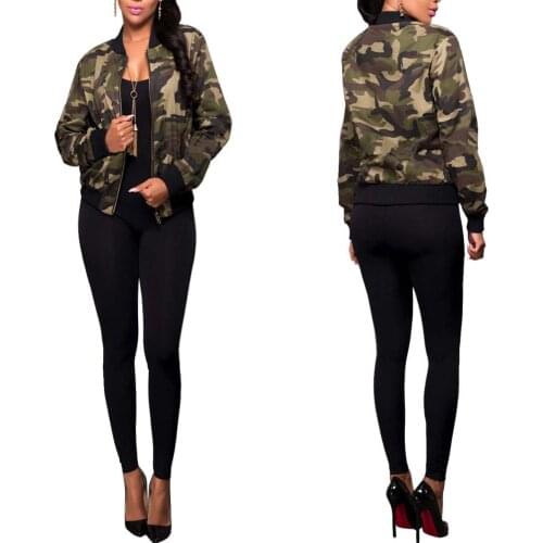 Woman 2020 Autumn Oversized Elegant Denim Camouflage Short Jacket Feminine Print Plus Size Slim Jeans Coat Bomber Tops Outwear