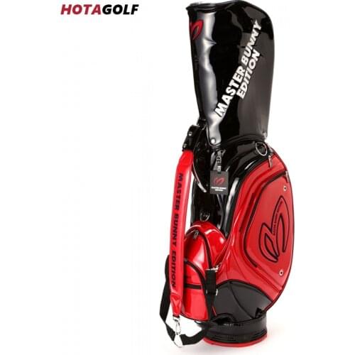 Fashion waterproof Red PU golf bag golf stand bag Golf Cart Bags