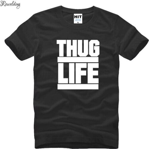 Tupac 2PAC Rock Rap Thug Life Printed Mens Men T Shirt Tshirt Fashion Summer Short Sleeve Cotton T-shirt Tee Camisetas Hombre