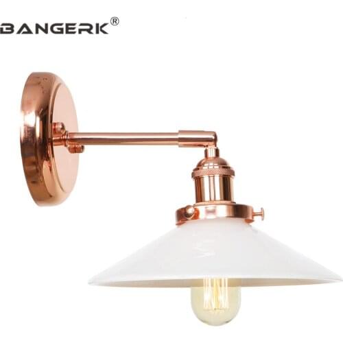 Retro Loft Wall Light Iron Glass Sconce Wall Light LED Edison Industrial Switch Bedside Wall Lamp Home Decor Lighting Luminaire