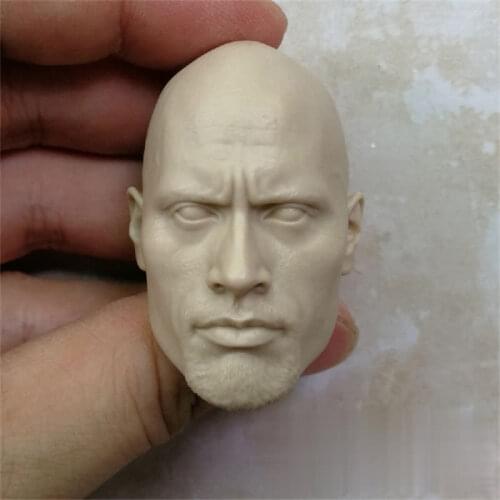 Unpainted 1/6 Scale Movie Star Character John Head Sculpt Model Head Action Figure Dolls For Hot Toys Figure Body No.46