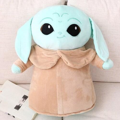 Disney Star Wars Kawaii Yoda Baby Plush Toy Master Aliens Mandalorian Stuffed Cartoon Baby Dolls Fill Toys Childrens Gifts