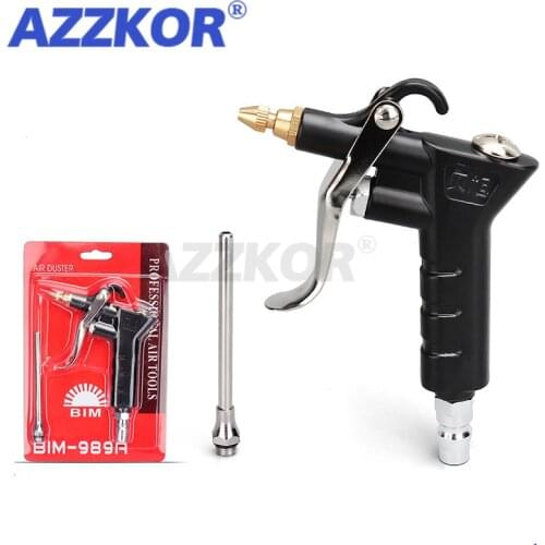 Pneumatic Black High Pressure Cleaning Spray Gun Air Blow With 1/4" Pneumatic Connector Air Hose 3/6/9/12/15mm Cleaning Tools