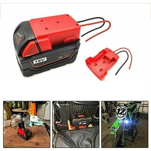 DIY Battery Adapter Portable 18v Battery Adapter DC Adapter Charger Camping Equipment Drive Accessories Power Supply Tools