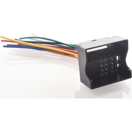 Car Radio Power Wire Adapter Connector Adaptor Plug for VW 2002~2015 for Peugeot