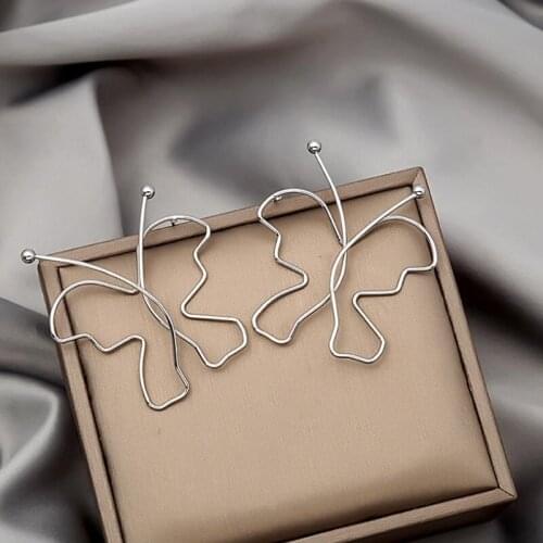 Mini Mouse Earring Big Size butterfly Earrings for Women Kids Earring Small Animal Ear Studs Pendientes Cartoon Movie Jewelry