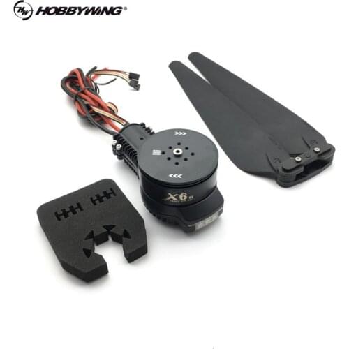 1set Original HobbyWing X6 Power System for Agricultural Drone motor ESC propeller and 30mm tube adapter motor mount combo