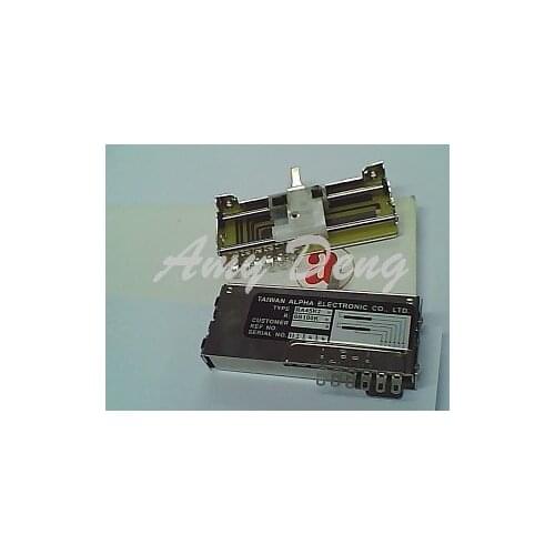 Taiwan 7.5 slide potentiometer RA45K2 dual link B100K*2 shaft length 15MM
