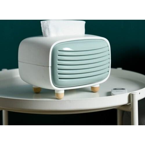 Tissue Box Living Room Creative Imitation Radio Tissue Box Household Removable Desktop Simple Tissue Storage Box