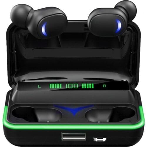 TWS Bluetooth 5.0 Earphones 2200mAh Charging Box Wireless Headphone 9D Stereo Sports Waterproof Earbuds Headsets With Microphone