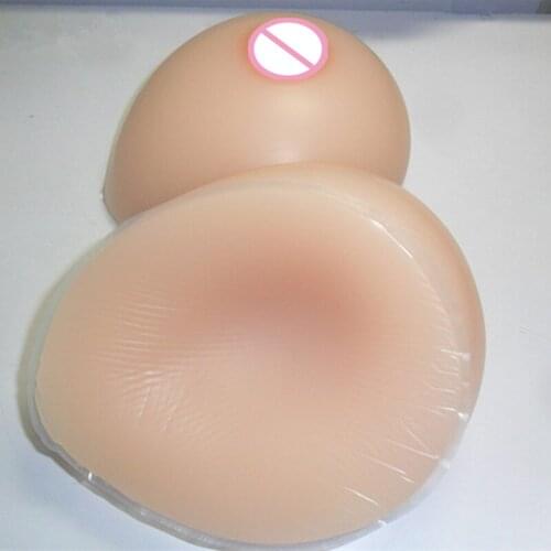 Drag breast 600g/pair Silicone breast fake Breast Forms Mastectomy Cross Dress