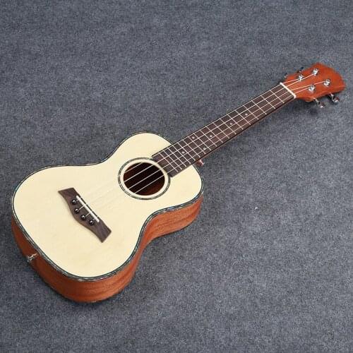 23 inch Ukulele Picea Asperata 4 String Mini Guitar Concert Ukulele Beginner Performance Instrument Ukulele Gift UK2363