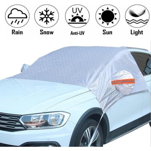 High Quality Car Sunshade Cover Windshield Anti-frost Snow Visor Block Waterproof Reflective Protection for Hatchback Sedan SUV