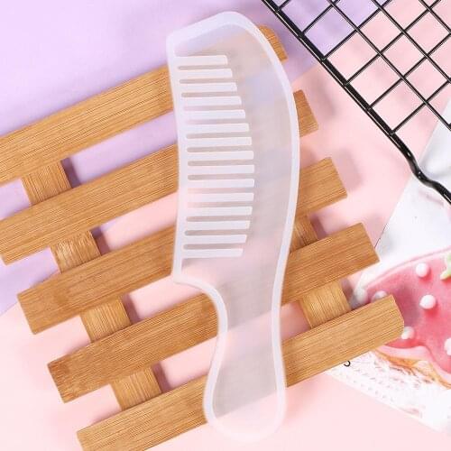 1pc UV Resin Silicone Mold Mirror Comb Mold DIY Crystal Epoxy Mould Jewelry making tools