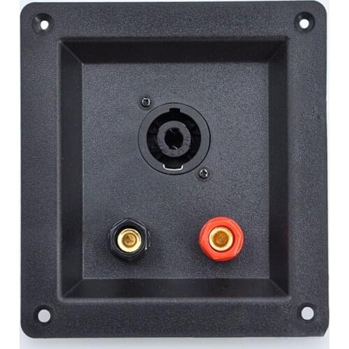 10pcs/lot Professional stage speaker with cassette connection backplane Junction box connector 100*109mm new ABS material