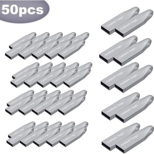 50pcs/lot Suntrsi USB Flash Drive 64GB 32GB pendrive16GB 128GB Pen drive waterproof usb 2.0 memory stick gift free custom logo