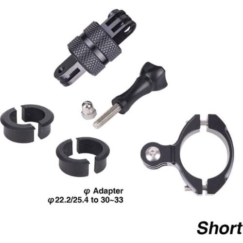 Aluminum Alloy Cycling Bike Bicycle Handlebar Mount Clip 360° Rotatable Camera Holder Seat Post Clamp Bracket