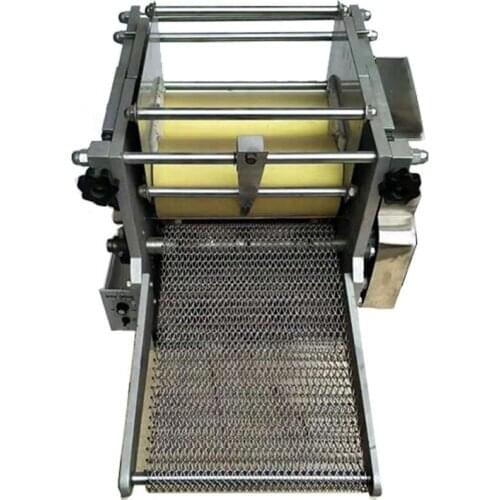 Automatic Wheat Flour Tortilla Dumpling Wrapper Making Machine Commercial Electric Corn Tortilla Roller Pancake Machine