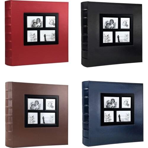 Photo Album Holds 4X6 400 Photos Pages Large Capacity Leather Cover Binder Wedding Family Baby Photo Albums Book