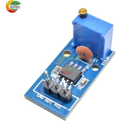 NE555 Adjustable Resistance Frequency Pulse Generator Module for Arduino Smart Car