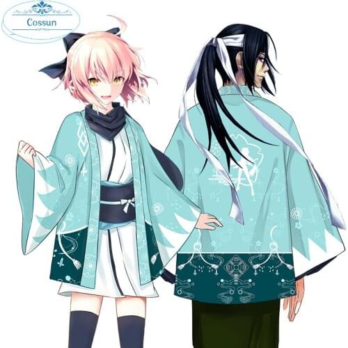 Anime Cosplay Costume Slayer Kimetsu no Yaiba Kimono Uniform Cloak Fate/Grand Order Tokisaki Kurumi Yukata Japan yukata jacket
