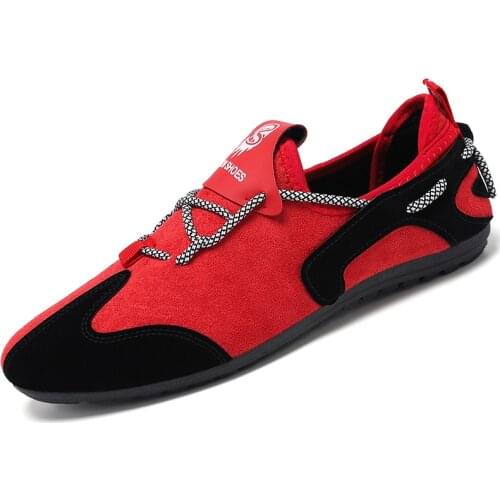 Mens suede beanie hot style fashion trend casual sneakers simple convenient sneakers