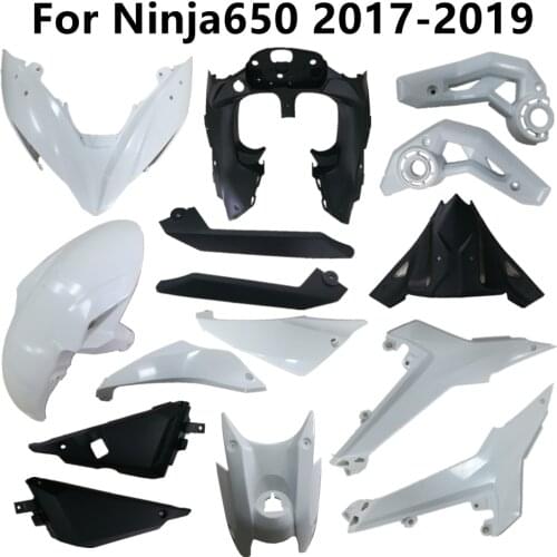 Unpainted Plastic Parts for Ninja650 2017-2018-2019 17-18-19 Motorcycle Bodywork ABS Injection Components Pack Left Right