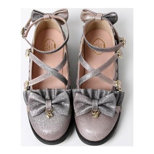 A wish to the moon Original Lolita Japanese versatile student shoes