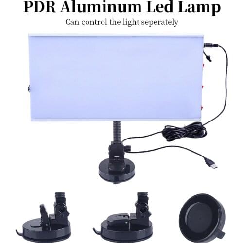PDR LED Lamp Reflector Board PDR Dent Repair Tools LED Light Reflection Board with Adjustable Holder Hand Tool Set