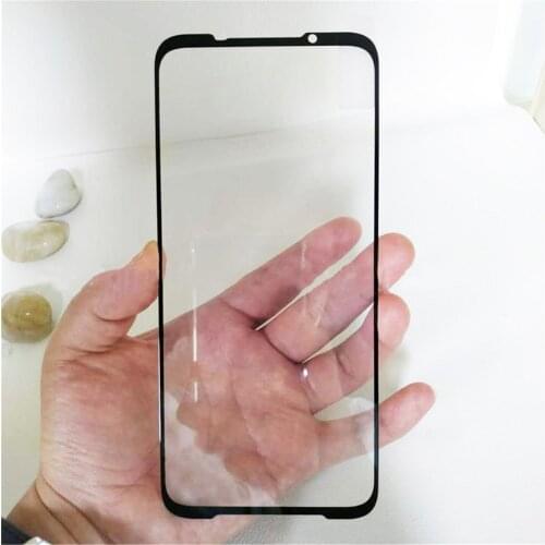 Full Screen HD Screen Protector Black Silk Two Strong All Glue Tempered Glass Film for Xiaomi Black Shark 3S