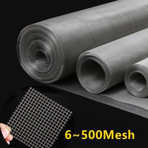 100 mesh / In 150 micron 304 Stainless steel filter 100cm x 1000 cm Filtration Screening Sheet Screening filter Woven Wire