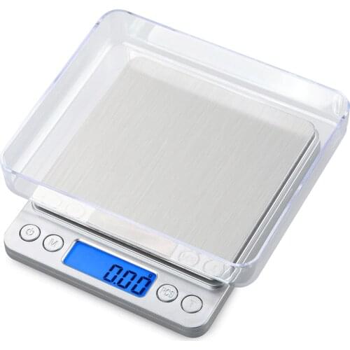 Digital Kitchen Multifunction Food Scale for Bake Jewelry Weight, 0.001oz/0.01g 500g Stainless Steel Pocket scale for Household