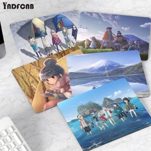 YNDFCNB Top Quality Japan Anime Yuru Camp Computer Gaming Mousemats or Overwatchs Top Selling Wholesale Gaming Pad mouse