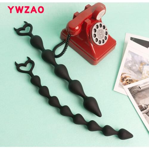 Anal Sex Adult Long Butt Toys Women Men But Plugs Couples Plug Silicone For Ass Backyard Prostate Massage Sexual Bead【G18 Small