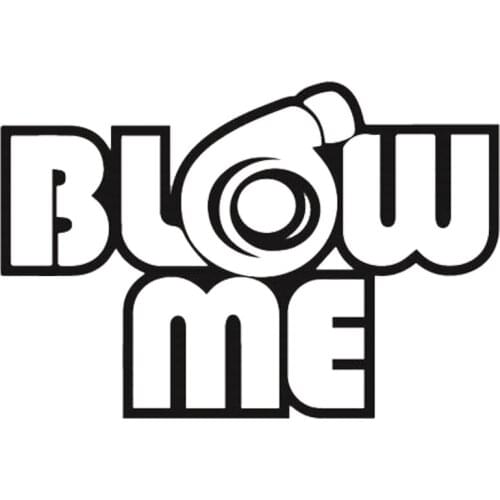 Blow My Turbo Decals Funny Car Stickers European Jdm Racing Car Window Decals Vinyl Accessories Products