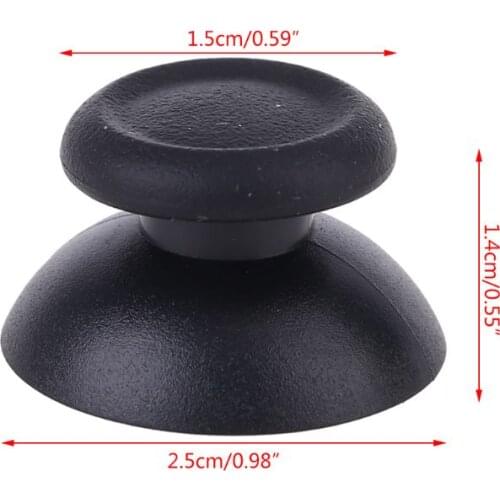 N0HC 10pcs Analog Replacement Controller Thumbsticks Thumb Stick for sony ps4 Black