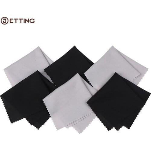 10pcs Gray Cleaning Glasses Eyeglasses Cloth Economy Sunglasses Screen Microfiber Cleaner Cloth Eyewear Accessories